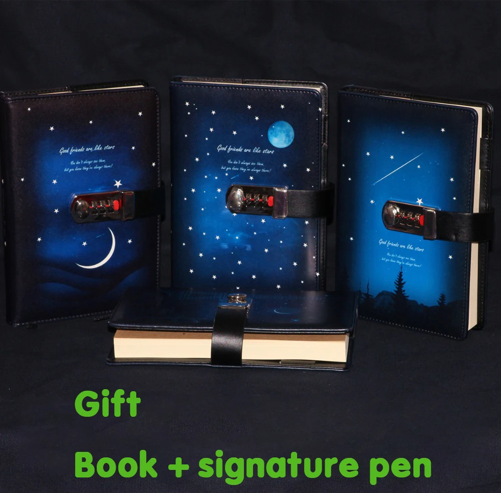 

2021 New Password Lock Notebook Creative Diary Notebook 130 Pages 260 Pages Students Secretly Keep Notebook Diary Hand Ledger