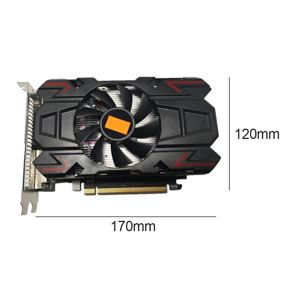 Игровая графическая карта AMD ATI RX550/ATI 7670/R7350/ATI 6770 1/2/4 Гб 2 0 бит DDR5 GDDR5 PCI-E HDMI DVI VGA