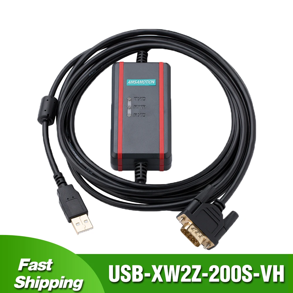 USB-XW2Z-200S-VH кабель программирования для Omron CQM1H CPM2C COM1/CM2A/CS Series PLC USB линии загрузки
