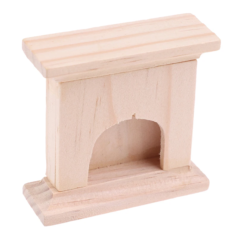 Миниатюрный Кукольный домик для камина ручной работы 1:12 Декор мебель аксессуары