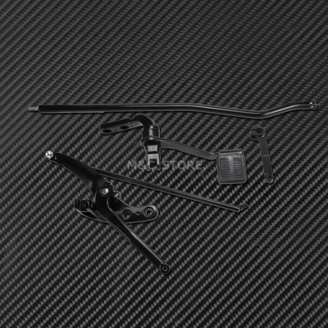 Полный комплект рычагов управления для мотоцикла черные наборы Harley Dyna Street Bob FXDB Fat