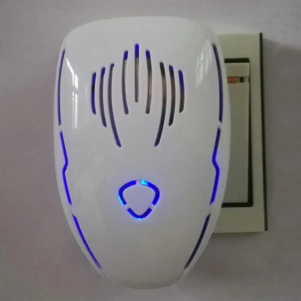 

EU/US/UK Plug Electronic Mosquito Repellent Indoor Cockroach Mosquito Insect Killer Rodent Contro Ultrasonic Pest Repeller