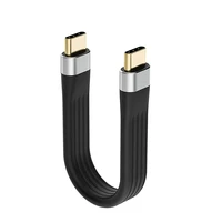 4k usb c 3 1 gen 2 cable 10g emark chip short type c usb c to usb c video sync charger cable pd 60w 4k video for macbook pro