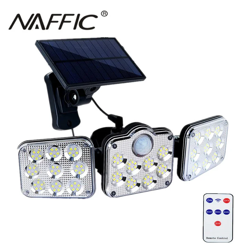 

138LED Solar Light Outdoor Waterproof Adjustable Solar Wall Light Garden Yard Pathway Street Lamp Motion Sensor LED Spotlight