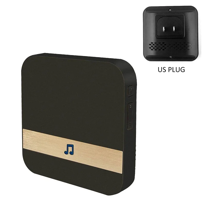 Doorbell Receiver US Умный WiFi видео дверной звонок камера 2Way беспроводной домофон приложение телефон запись фото видео Домашняя безопасность ding-dong приемник - Цвет: Doorbell Receiver US