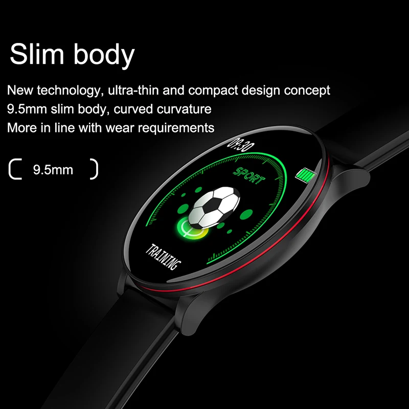 Смарт часы мужские IP68 водонепроницаемые умные с измерением сердечного ритма