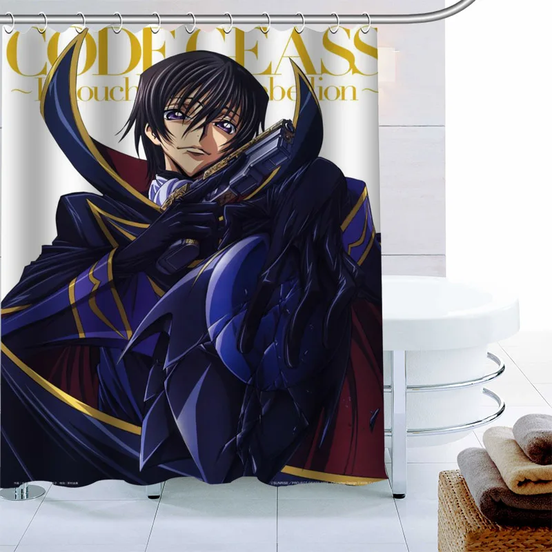 Современная душевая занавеска Lelouch с аниме ангелом декоративная