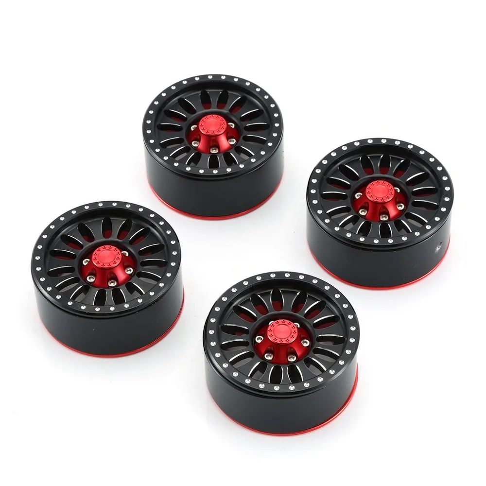 AX-622 Metal Wheel Rim 4PCS Beadlock Hub 1.9 Inch RC Auto Car Black Set for 1/10 Model | Игрушки и хобби