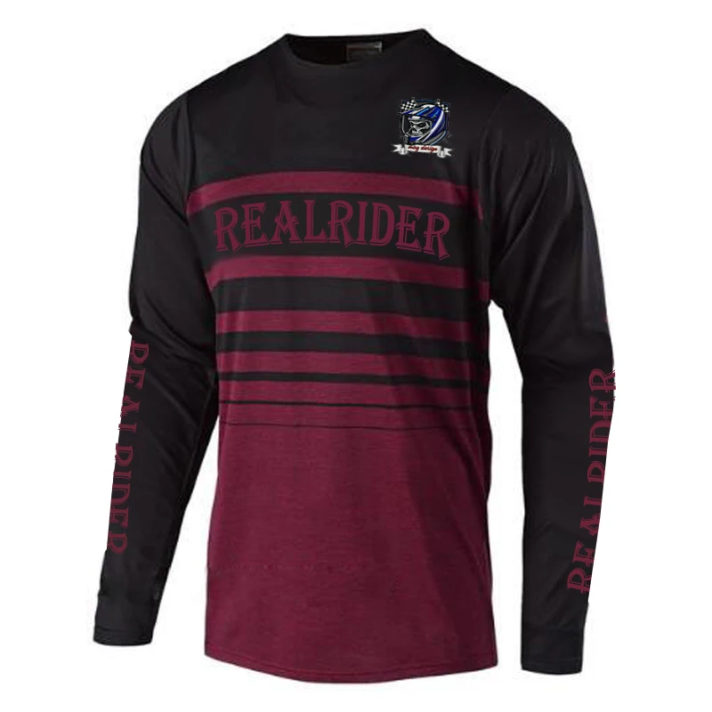 B Mx moto cross jersey спортивная одежда рубашка с длинным рукавом крест mx moto gp mtb горный велосипед - Цвет: B