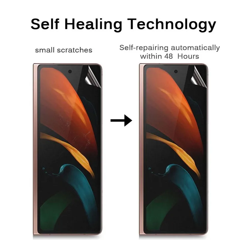 invisible front back hydrogel film for samsung galaxy z fold3 ultra light clear matte screen protector for galaxy z fold 3 2 free global shipping