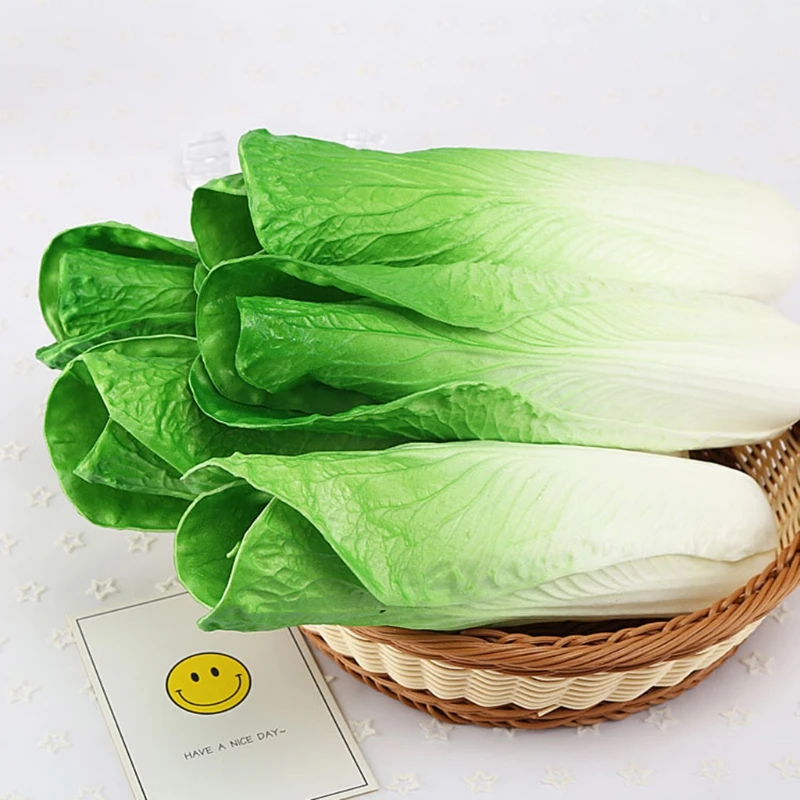 

Simulation Artificial Vegetable Chinese Cabbage for Restaurant Hotel Home Garden Wedding Kitchen Decoration Lifelike Props