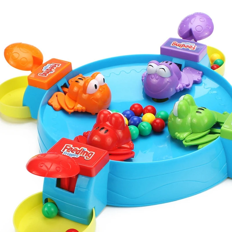 Интерактивные игрушки для родителей и детей кормящая лягушка шарики настольная