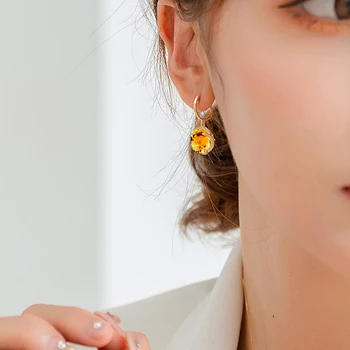 Pure Gold Earring - Diamond Trendy Jewelry 5