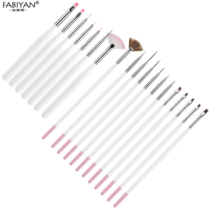 Кисти для дизайна ногтей 19 шт. | Красота и здоровье