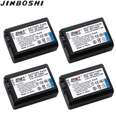 4X Battery 4 шт. NP-FW50 NP FW50 Батарея+ 2 слота ЖК-дисплей USB Зарядное устройство для sony Alpha a7r2 a6500 a6300 a6000 a5100 a5000 a3000 NEX-5T 5t 5R - Цвет: 4X Battery