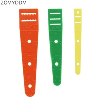 zcmyddm 3pcs plastic elastic glides guides threaders wear elastic band tool for creative cloth household diy sewing accessories