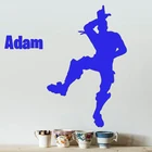 Персонализированные настенные стикеры X-box Ps4 наклейки Fortress Gamer украшения детской комнаты виниловые наклейки для детской спальни