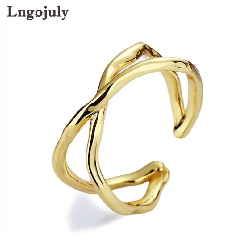 

High Quality Women Ring 925 Sterling Silver Luxury Irregular Rings For Women Girl Lover Anniversary Party Fine Jewelry Gift