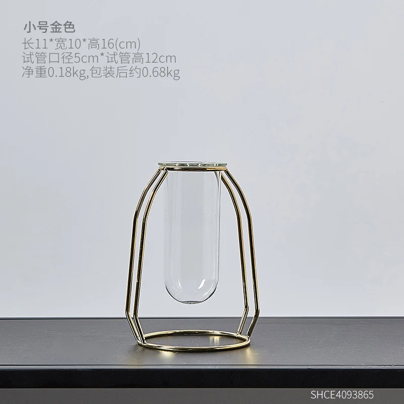 

Nordic Modern Vase Table Minimalist Geometric Creative Office Design Glass Plant Vases Living Room Terrarium Home Decor DF50HP