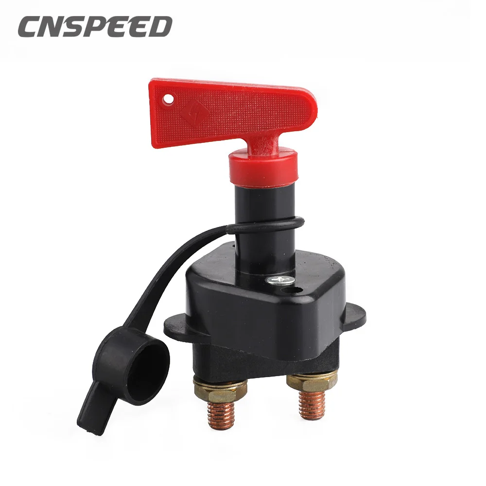 

12V 24V Red Key Cut Off Battery Main Kill Switch Vehicle Car Modified Isolator Disconnector Car Power Switch for Auto truck boat