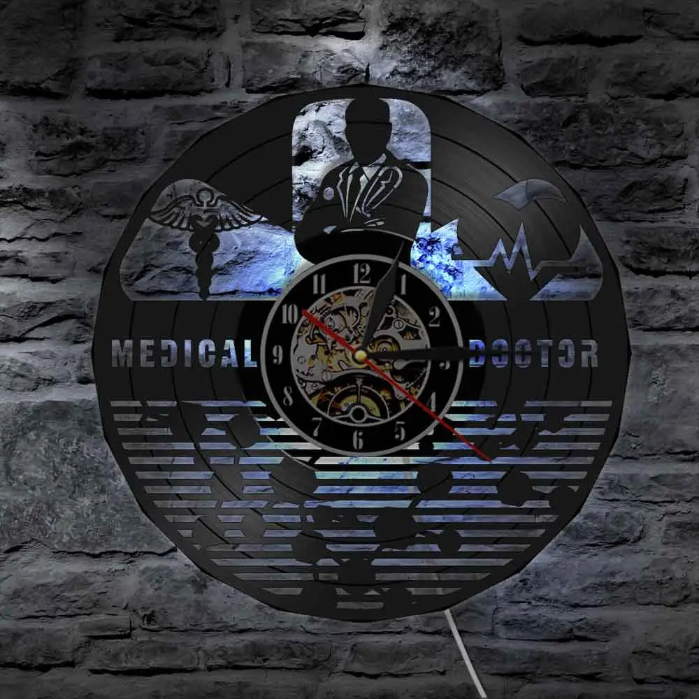 Медицинский врач больница Цитология искусство виниловые настенные часы