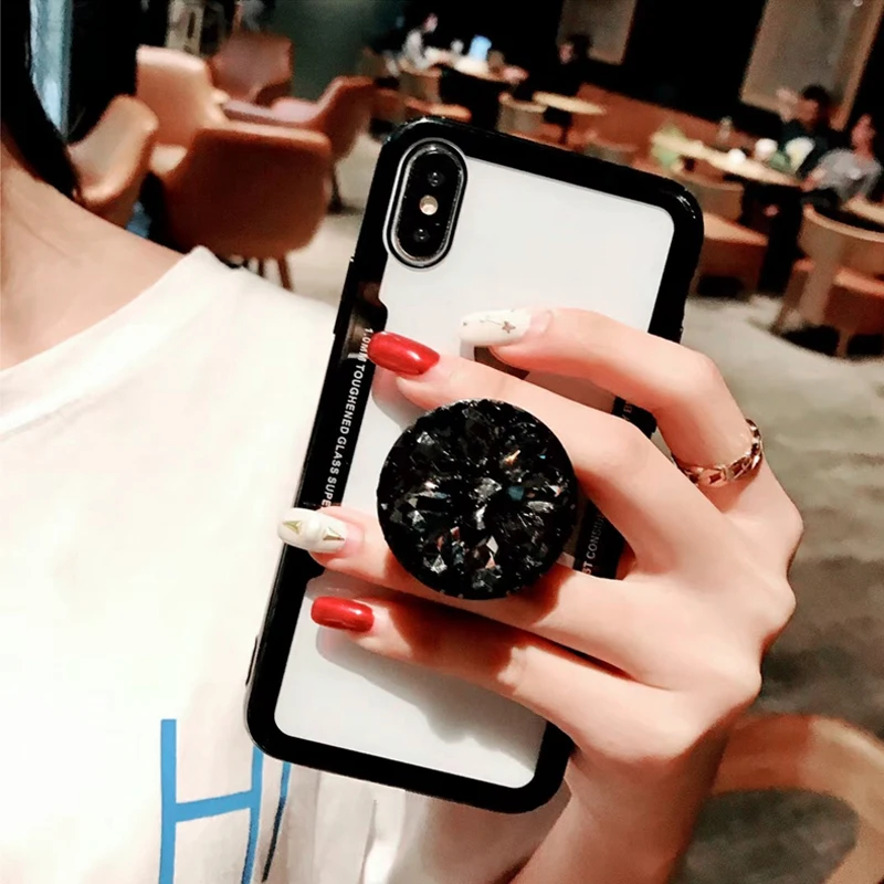 Чехол для Телефона iPhone 12 Mini 11 Pro XS Max XR X 8 7 6 6S Plus SE Чехлы Прозрачный Алмазный