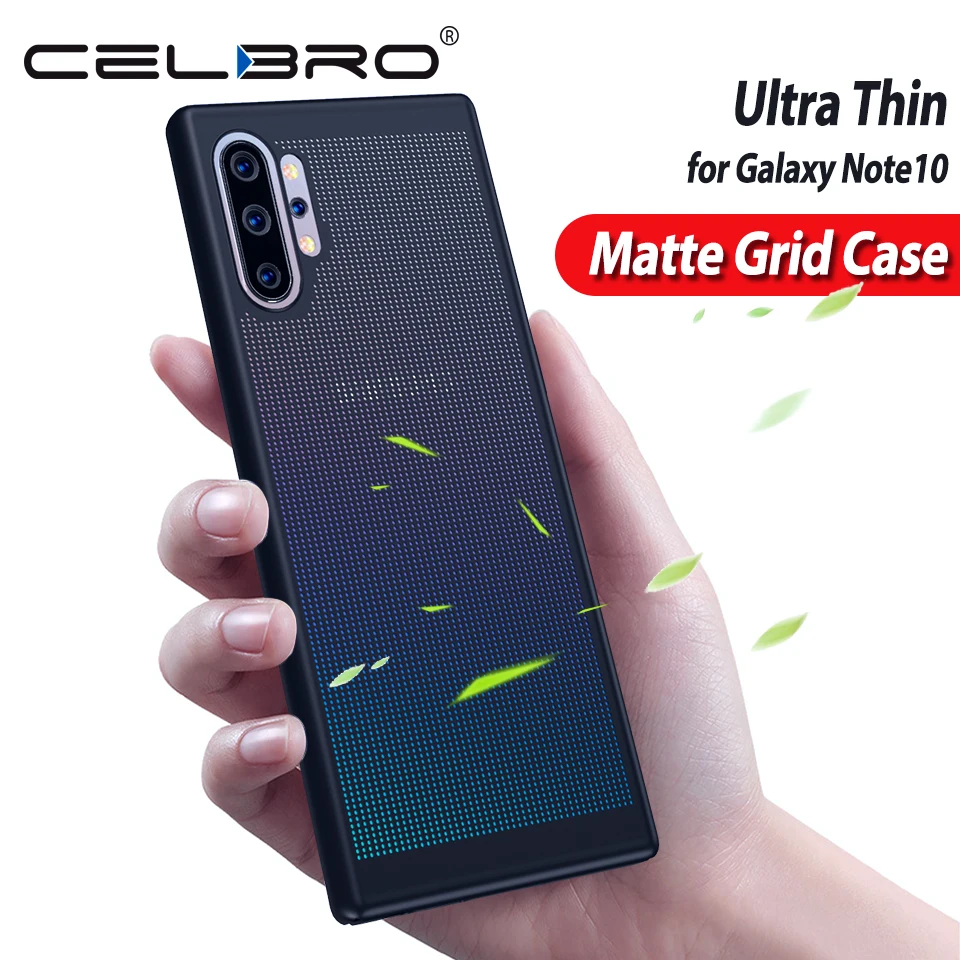 Задняя крышка чехол для samsung Note 10 Plus профессиональная защита Роскошные жесткие ПК