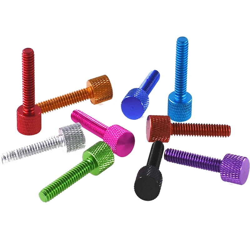 2pcs/lot 1/4-20*30 Colorful Universal Adjustment Thumb Screw Camera Gopro Accessories Knurled Screws Aluminum Alloy | Обустройство
