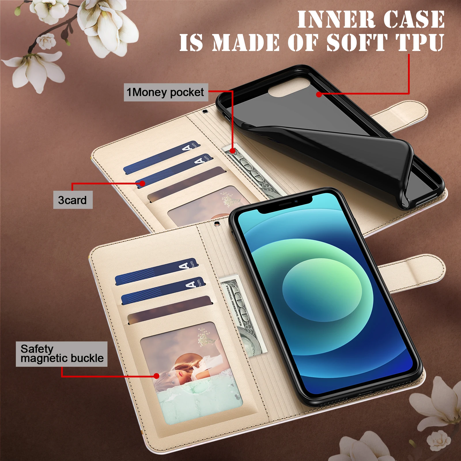 

For Samsung Galaxy A50 Case Marble Leather Case For Samsung A41 A11 A21S A40 A20E A31 A31 A50 A30 A20 S Wallet Flip Phone Cover