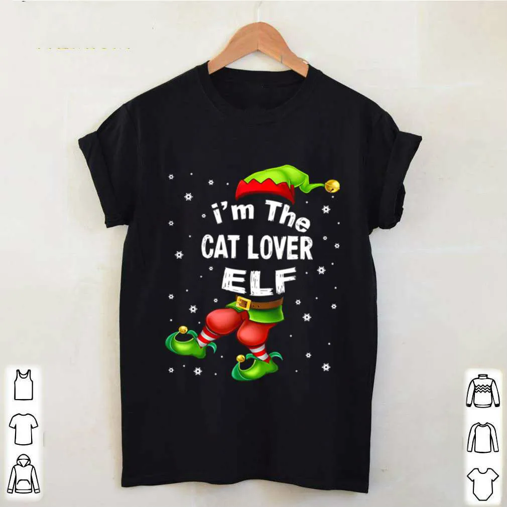 

Im The Cat Lover Elf. funny Christmas Gift Mens T-Shirt. Summer Cotton Short Sleeve O-Neck Unisex T Shirt New S-3XL