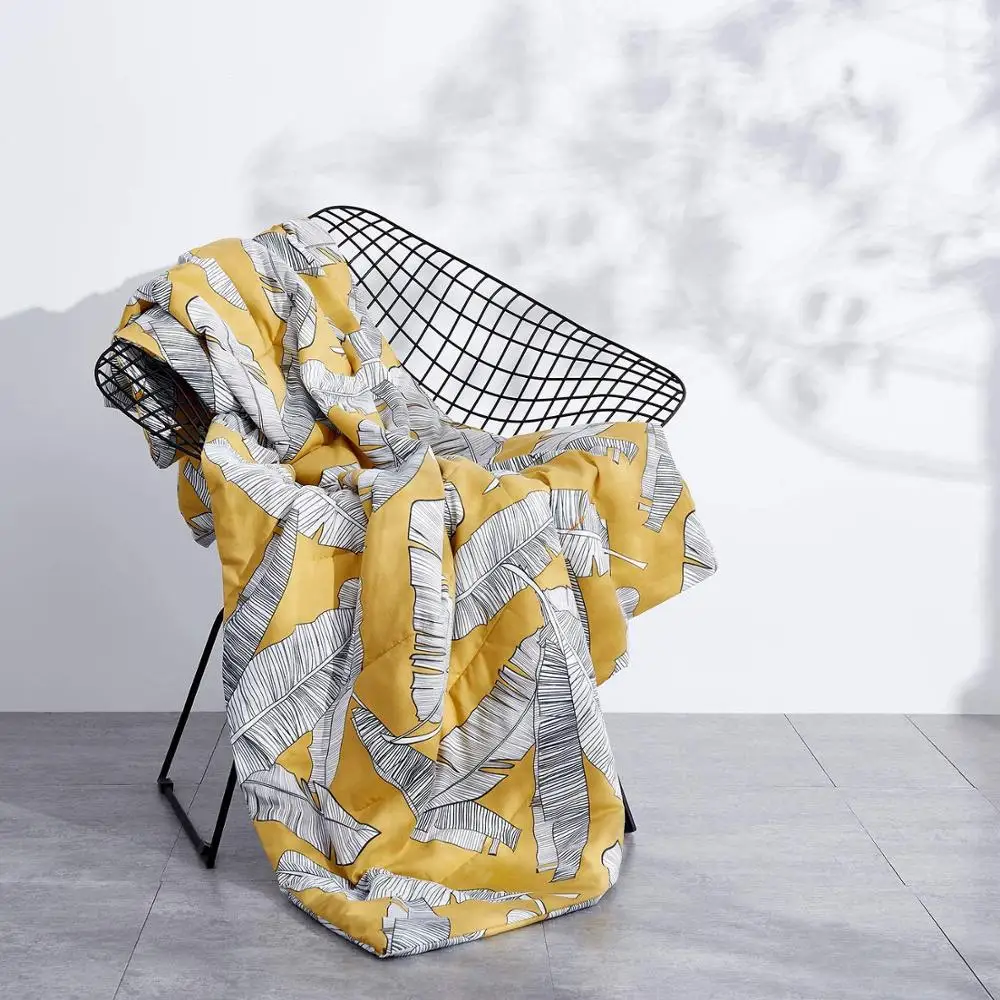 

Warm Blanket Printed flannel plant home living room bedroom car office lunch break shawl blanket Soft and light shawl Bedspread