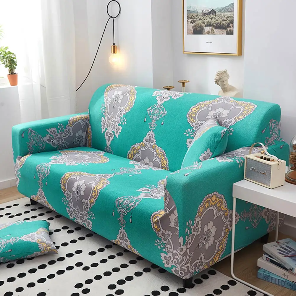

Papa&Mima Print Sofa Cover 1234 L Slipcovers Printed Couchs Chair Case