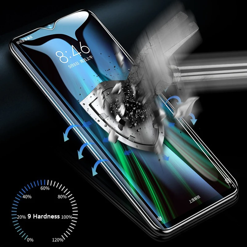 9D полное покрытие Полный Клей закаленное Стекло для Xiaomi Redmi Note 7 6 5 Pro mi 9 8 Lite SE Pocophone