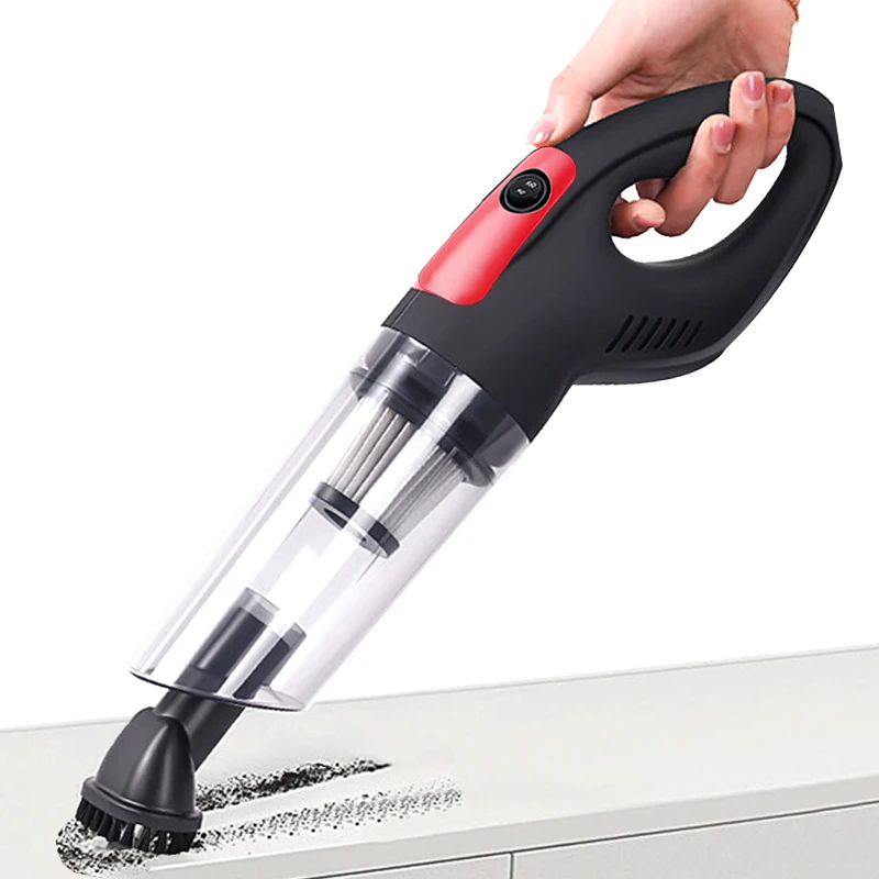 

Handheld Cordless Rechargeable Car Vaccum Cleaner Wireless Wired Car Vacuum Cleaner Car Home Dual-use HEPA Dust Cleaner Hot Sale