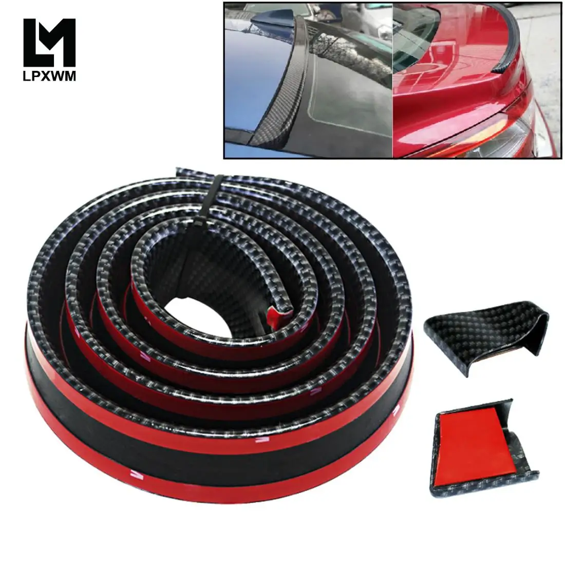 Универсальные автомобильные задние Спойлеры из углеродного волокна спойлер