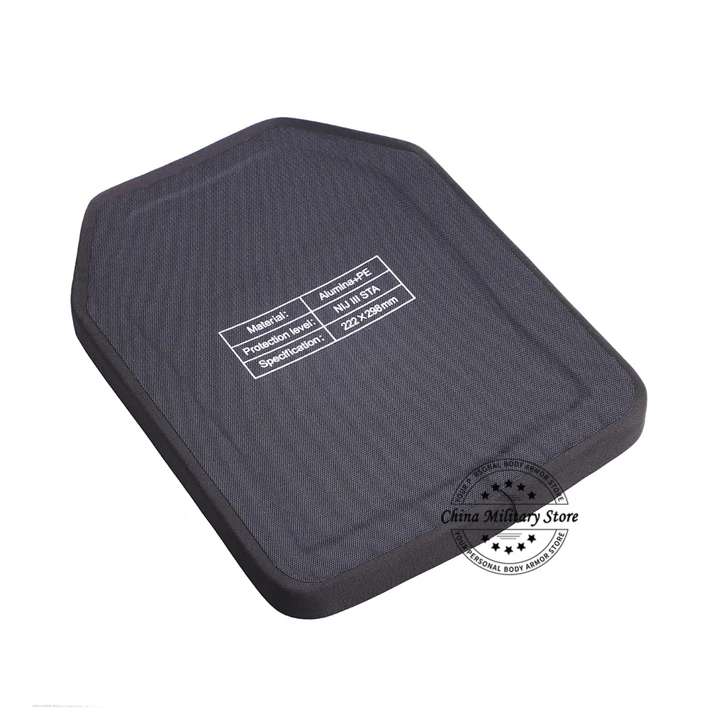 S Size 222*298mm Military Army NIJ Level 3 III STA Aluminium PE Ballistic Plates Bulletproof Bullet Proof Plate | Безопасность и