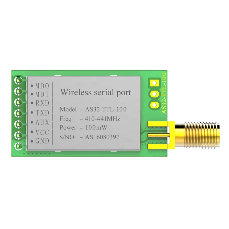 1 пара 433 МГц SX1278 LORA беспроводной радиочастотный модуль 100 МВт 3000 м дальнее