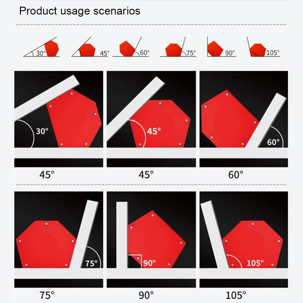

Welding Positioner Fixture Fixing Tool 30lbs 6pcs Electronic Accessories 9lbs 25lbs Set 6PCS Red Soldering Locator Metal