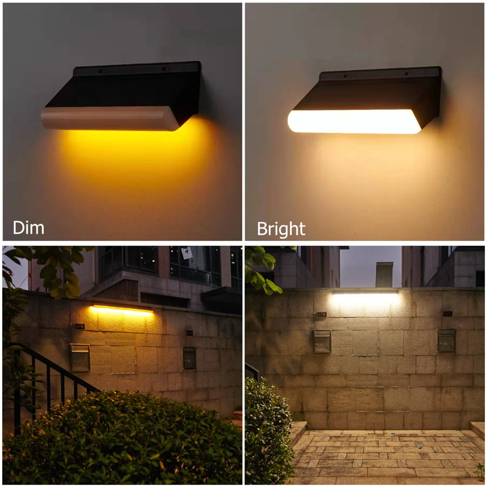 Солнечный настенный светильник с новой уникальной технологией рассеивания