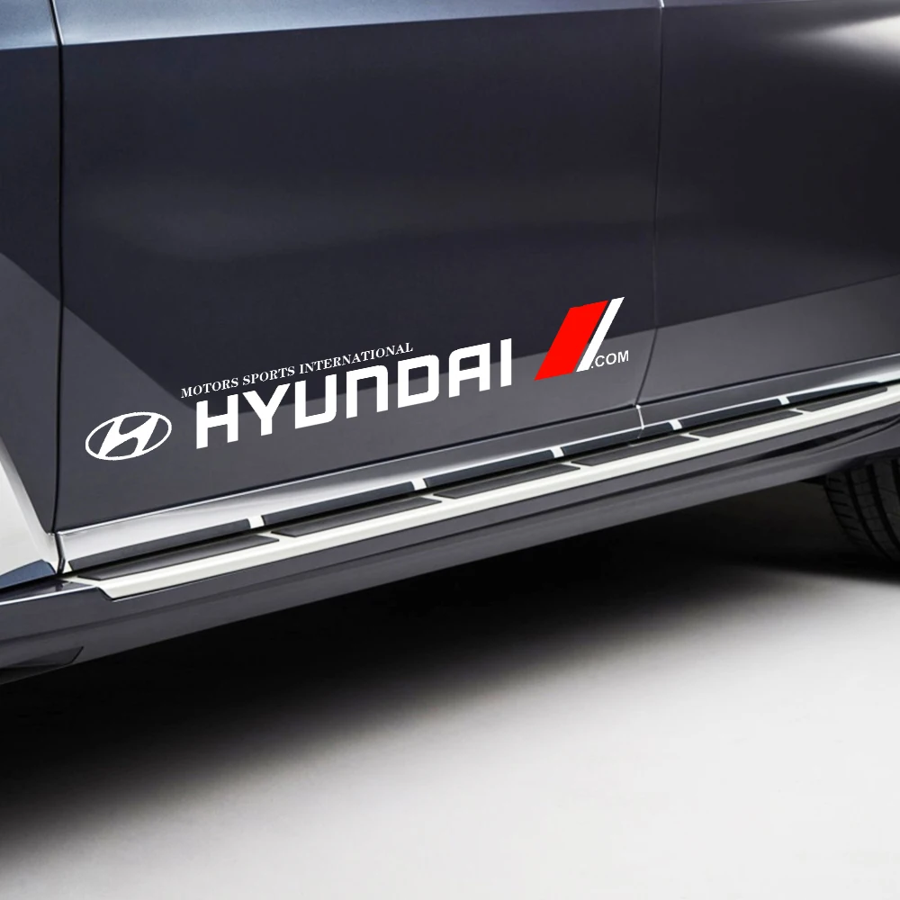 Наклейки для кузова автомобиля виниловая пленка с модным логотипом Hyundai Santa Fe Sonata