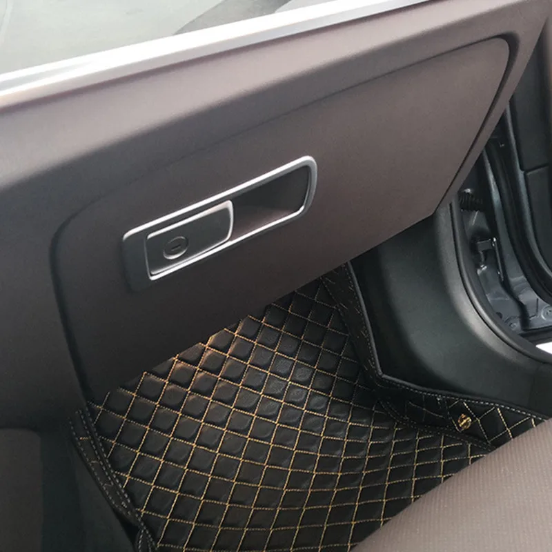 

Chrome ABS Car Co-pilot Glove Box Switch Frame Decorative Cover Trim For BMW 5 Series G30 G38 2018 LHD Auto Interior Decals