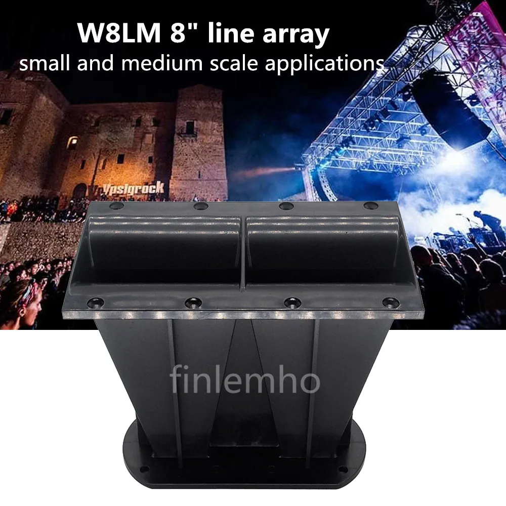 W8lm matriz de linha, alto-falante buzina 2x1