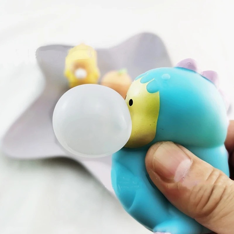 

1pc Soft Squeeze Toy Cute Cartoon Dinosaur Stress Relief Gag Toy Gifts for Kid Adult Kawaii Girls Kids Antistress Toy