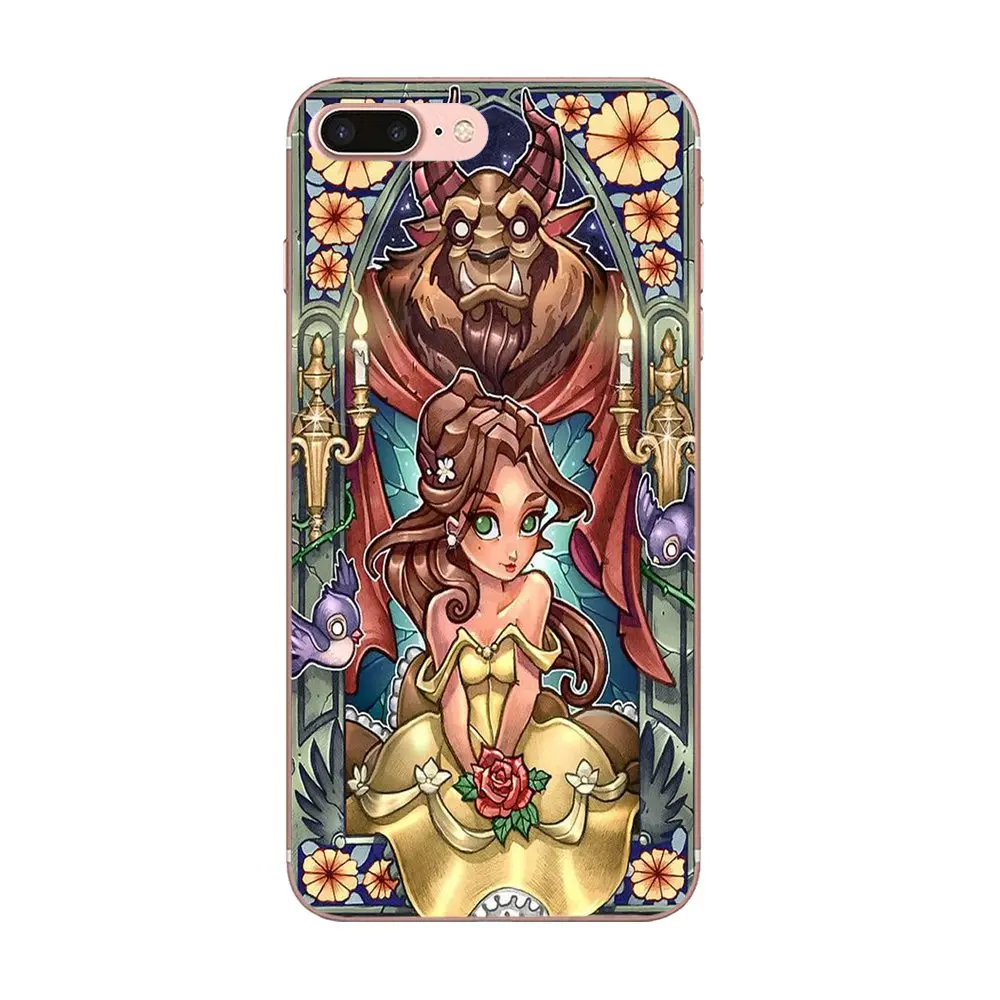 Beauty And The Beast Princess Glass For Huawei P7 P8 P9 P10 P20 P30 Lite Mini Plus Pro Y9 Prime P Smart Z 2018 2019|Чехлы-накладки| |