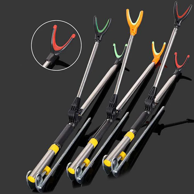 Новый держатель для удочки Регулируемая Гибкая противоскользящая нержавеющая