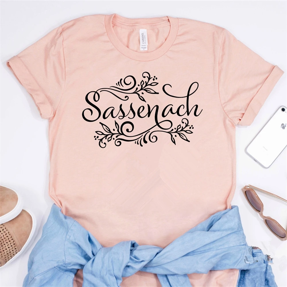 

2021 Sassenach Shirt T-Shirt Shirts Tee women vintage tops TX5119