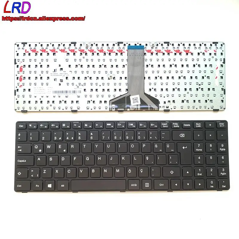 

New/Origl Turkish Keyboard for Lenovo Ideapad 100-15IBD B50-50 Laptop Teclado 5N20K25430