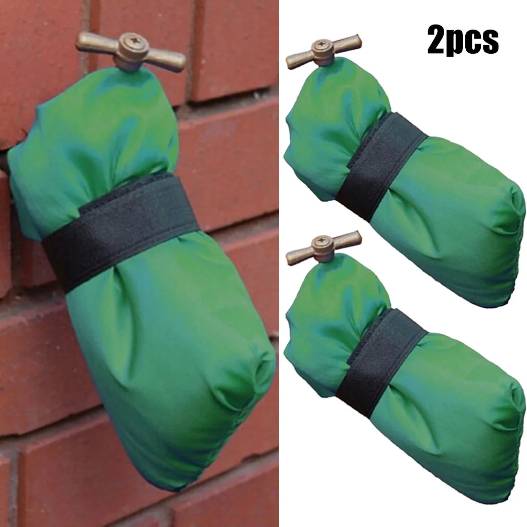 

2Pcs Outdoor Faucet CovHome Outdoor Winter Anti Freeze Faucet Cover Water Pipe Protection Universal