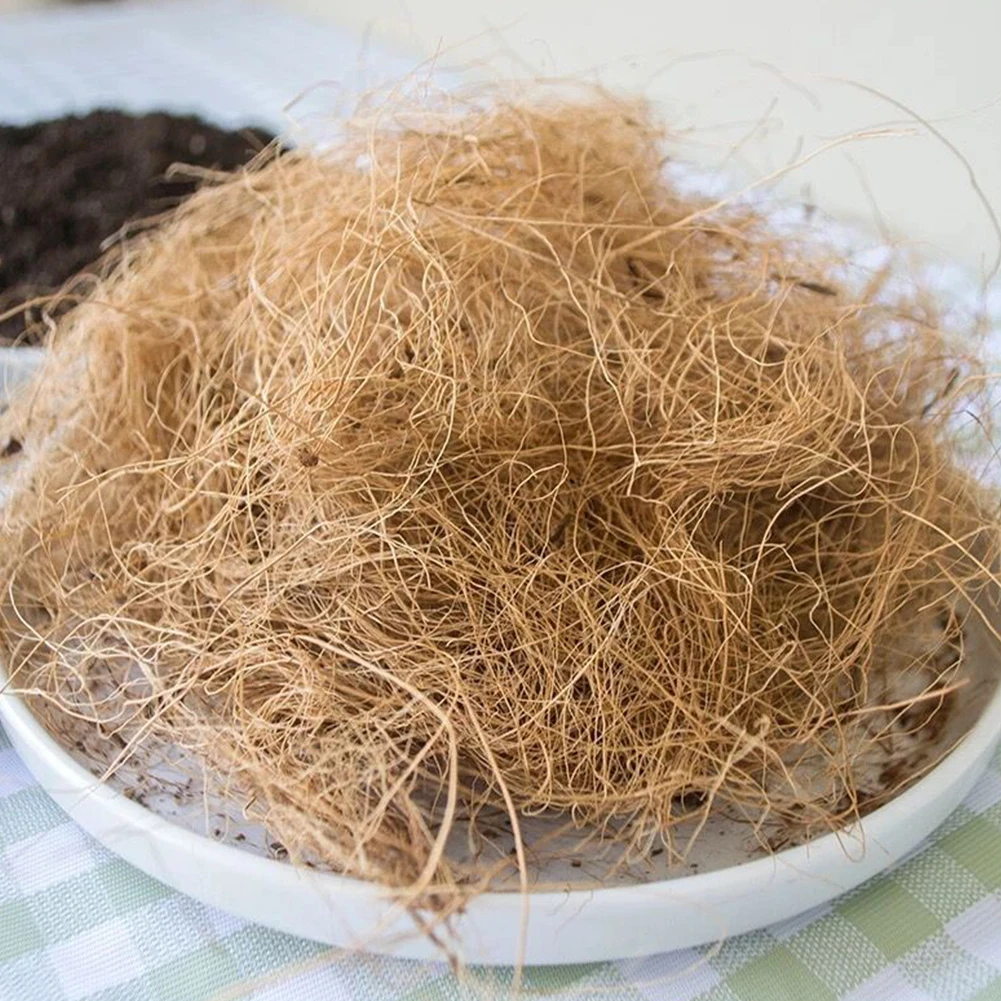 Small Pet Easy Apply Home Root Growth Sterilized Bird Nests Coconut Fiber Practical Bonsai Good Permeability Garden Soil Coir