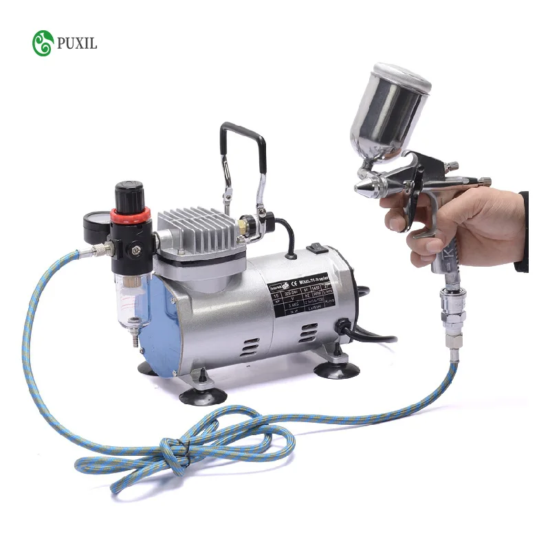 

TC-20B 220V 23-25 L/ min 1/5Hp Small Airbrush Compressor Small Vacuum Pump airtight pump